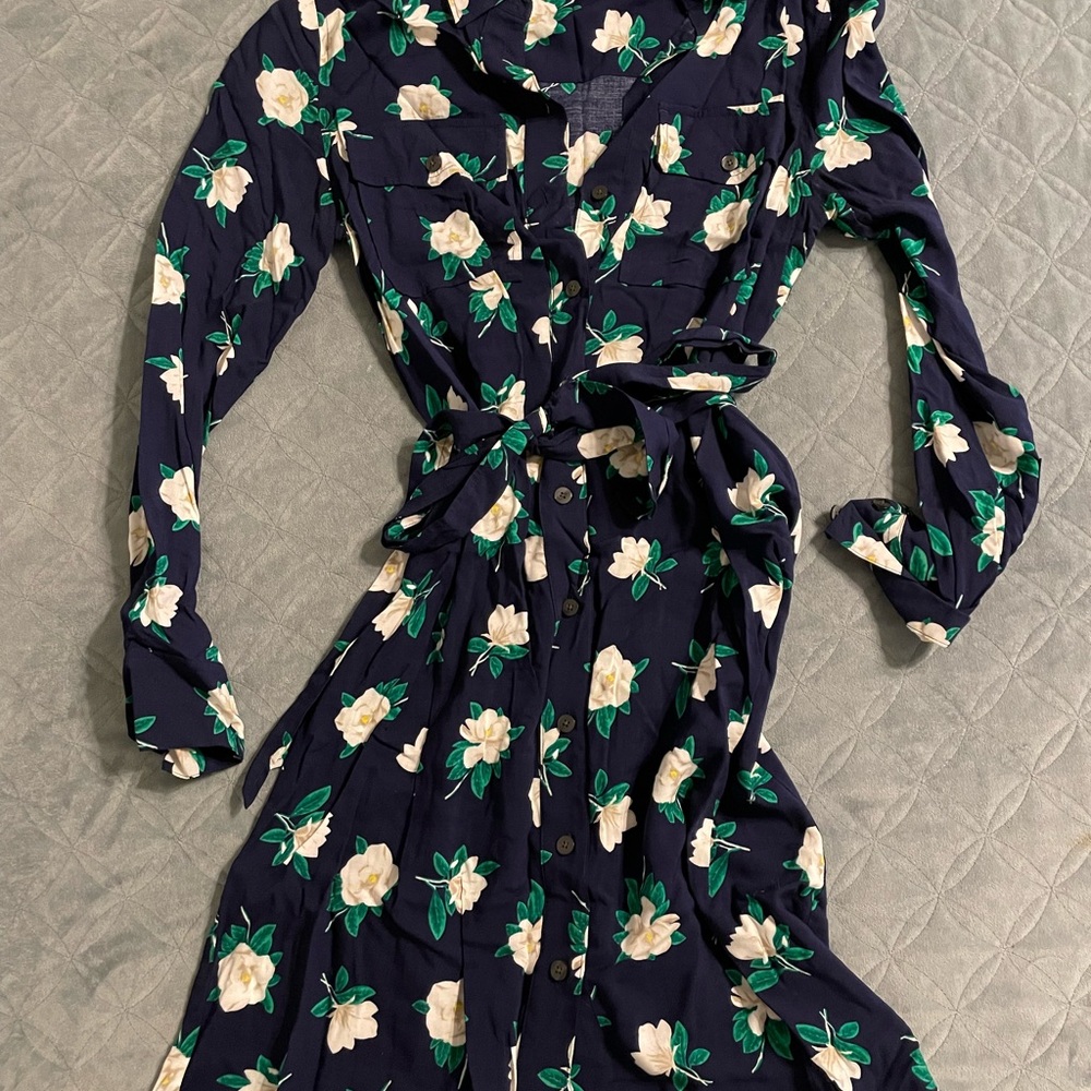Draper James Magnolia Navy Dress